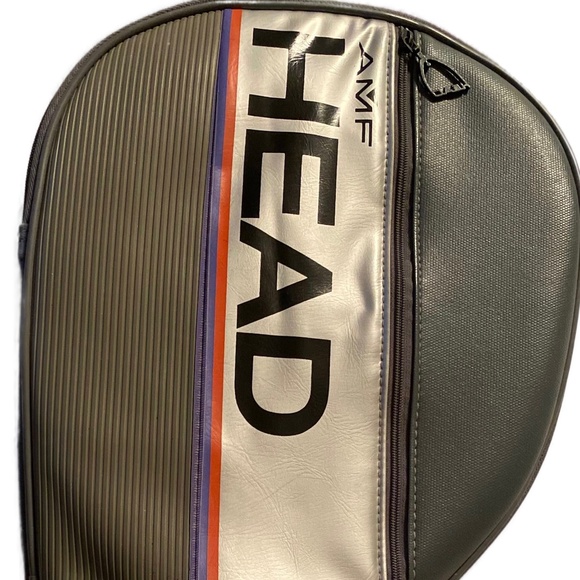 Used AMF Head Spectrum Racquet 3 7/8 Kevlar Mid-Size w/Case and Balls - Picture 2 of 6